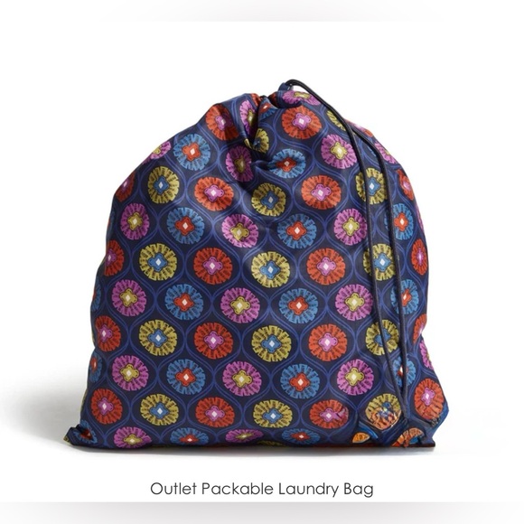 Vera Bradley Travel Laundry Bag in Center Stage Glow - Picture 1 of 4